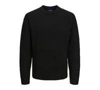 JACK & JONES Jorollie Knit Crew Neck Jersey de Punto, Negro, XL para Hombre