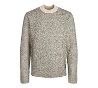 Jack & Jones Jersey de punto cuello redondo de hombre. Beige 2XL