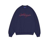 JACK & JONES Sweat Crew Neck Fst Jorinwood-Sudadera con Cuello Redondo, Ocean Cavern, M para Hombre