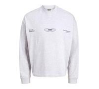JACK & JONES Sweat Crew Neck Jcosignal-Sudadera con Cuello Redondo, Color Blanco, XS para Hombre