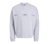 JACK & JONES Sweat Crew Neck Jcosignal Sudadera con Cuello Redondo Jnr, Color Blanco, 164 para Hombre