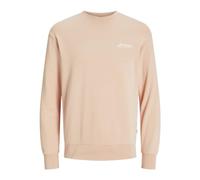 JACK & JONES Sweat Crew Neck Jjbeau-Sudadera con Cuello Redondo, Peach Parfait, XL para Hombre