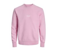 JACK & JONES Sweat Crew Neck Jjesoho Sudadera con Cuello Redondo Noos, Prism Rosa, XS para Hombre