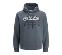 JACK & JONES Sweat Hood Jjelogo Sudadera con Capucha 2 Col 25/26 Noos Pls, Resistente al Agua, XXL para Hombre