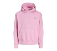JACK & JONES Sweat Hood Jjroar Sudadera con Capucha, Prism Rosa, L para Hombre