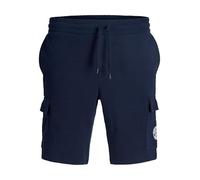 JACK & JONES Sweat Shorts Jpstgordon Alliance-Pantalones Cortos, Azul Marino, L Hombres