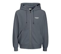 JACK & JONES Sweat Zip Hood Jjesoho Sudadera con Cremallera Noos Pls, Resistente al Agua, 8XL para Hombre