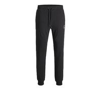 JACK & JONES Sweatpants Regular Fit Sweatpants | Regular Fit, con logotipo, pierna entera, entrenamiento, temperatura máxima de 40 °C, ciclo muy delicado