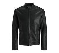 JACK & JONES Synthetic Leather Jacket Synthetic Leather Jacket Black XS Black XS