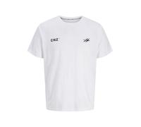 JACK & JONES T-Shirt Jcocnz Paris-Camiseta, Blanco Brillante, XL Hombres