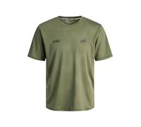 JACK & JONES T-Shirt Jcocnz Paris-Camiseta, marrón, S Hombres