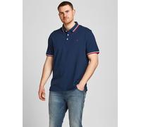 Jack&Jones Talla Grande Hombre Algodón Piqué Polo en US2XL-US5XL, 7 Colores