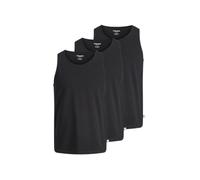 JACK & JONES Tanktop Jjeorganic Basic Tank Top 3Pk MP, Negro, M (Pack de 3) Hombres