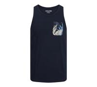 JACK & JONES Tanktop Jjhawaii Pocket Tank Top SL, Sky Captain, M Hombres