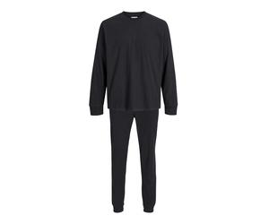 JACK & JONES Traje para estar en casa 'JACSolid' negro M negro