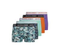 JACK & JONES Trunks 5 Pack Pls Jactasmania-Calzoncillos (5 Unidades), Blanco (Sea Spray), XXL (Pack de 5) Hombres