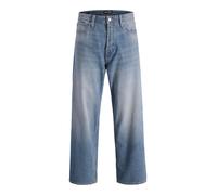 Azul Hombres Cotton/Recycled/Cotton Jjialex Jjcrew Sq 071 Noos Vaqueros De Corte Baggy 30/34 EU
