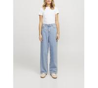 Jack & Jones Vaquero wide leg tiro alto. Azul claro 36-38/27 - Largo 32