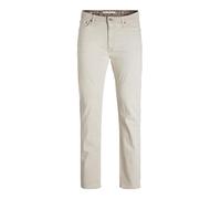 Jack & Jones Vaqueros Ajustados para Hombre JJIMIKE JJEVAN CJ 977 Moonbeam Tapered Fit Jeans, Moonbeam, 30W / 32L