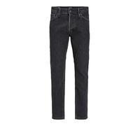 JACK & JONES Vaqueros de Corte Relajado para Hombre, Tallas Grandes, JJICHRIS Jjoriginal SQ 737 Noos PLS Relaxed Fit Jeans, Black Denim, 42W / 32L