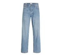JACK & JONES Vaqueros Hombre - Loose Fit, Corte Holgado, Tiro Medio, Bragueta de Botones, Lavado a la Piedra, Denim de Algodón Reciclado, Estilo Vintage y Cómodo