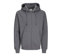 JACK & JONES Zip Hoodie Plain Zip Hoodie Castlerock S Castlerock S