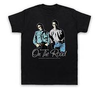 Jack Kerouac On The Road 4 Camiseta para Hombre, Negro, 2XL