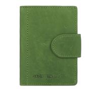 Jack Kinsky Aruba Cartera Bloqueo RFID Piel natural 10.5 cm verde