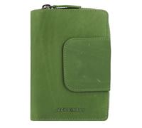 Jack Kinsky Aruba Cartera Piel natural 14 cm verde