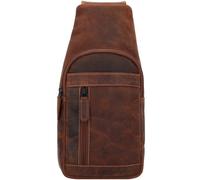 Jack Kinsky Baltimore 17 Bolsa de hombro de cuero 30 cm marrón