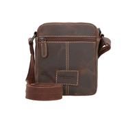 Jack Kinsky Baltimore Bolsa de hombro Piel natural 14.5 cm marrón
