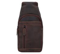 Jack Kinsky Baltimore Bolsa de hombro Piel natural 14 cm marrón