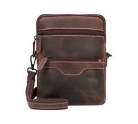 Jack Kinsky Baltimore Bolsa de hombro Piel natural 16 cm marrón