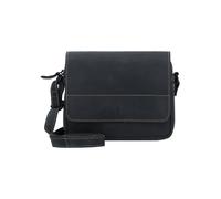 Jack Kinsky Baltimore Bolsa de hombro Piel natural 21 cm negro