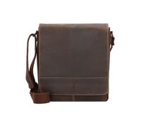 Jack Kinsky Baltimore Bolsa de hombro Piel natural 28 cm marrón