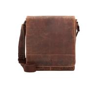Jack Kinsky Baltimore Bolsa de hombro Piel natural 28 cm marrón