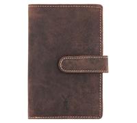 Jack Kinsky Baltimore Cartera Bloqueo RFID Piel natural 9.5 cm marrón