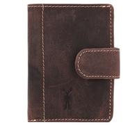 Jack Kinsky Baltimore Estuche para tarjetas de crédito Protección RFID Piel 11 cm marrón