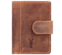 Jack Kinsky Baltimore Estuche para tarjetas de crédito Protección RFID Piel 11 cm marrón