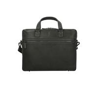 Jack Kinsky Baltimore Maletín Piel natural 38 cm Compartimento para el portátil negro