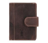 Jack Kinsky Baltimore Tarjetero Bloqueo RFID Piel natural 11 cm marrón