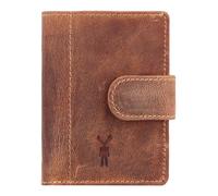 Jack Kinsky Baltimore Tarjetero Bloqueo RFID Piel natural 11 cm marrón