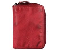 Jack Kinsky Cartera Nelson de cuero RFID 11 cm rojo