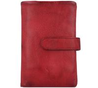 Jack Kinsky Cartera Nelson de cuero RFID 9,5 cm rojo