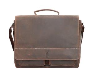 Jack Kinsky Maletín Baltimore 6 Piel 37 cm marrón