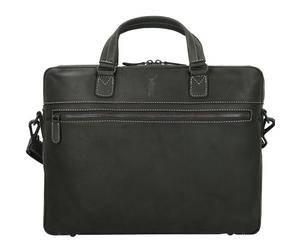 Jack Kinsky Maletín Baltimore 8 Piel 40 cm Compartimento para portátil negro