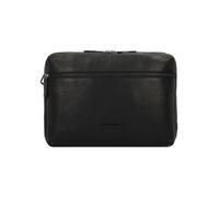 Jack Kinsky Porto Bolsa de hombro Piel natural 33 cm negro