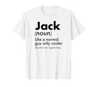 Jack Like A Normal Guy Only Cooler Legend King Nombre Camiseta