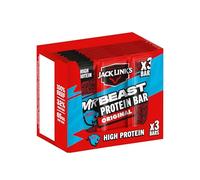 Jack Link's Protein Bar (30 x 22.5g) Barritas de proteínas, barritas ricas en proteínas de carne seca de res de alto contenido proteínico, sin gluten