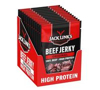 Jack Links Beef Jerky Original (12 x 25g) - Proteina Carne - Protein Snacks - Altamente Proteica - Cecina Seca Rica en Proteinas - Snack Proteico - Alta en proteínas para fitness, al aire libre